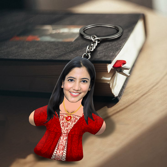 Juliet Face Mini Me Keychain
