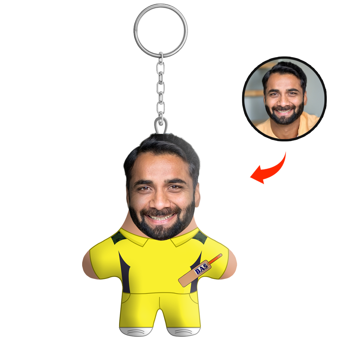 CSK Face Mini Me Keychain