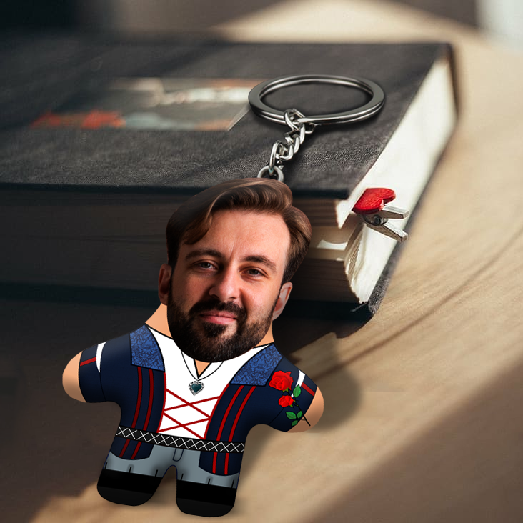Romeo Face Mini Me Keychain