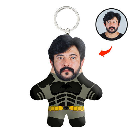 Bat Boy Face Mini Me Keychain