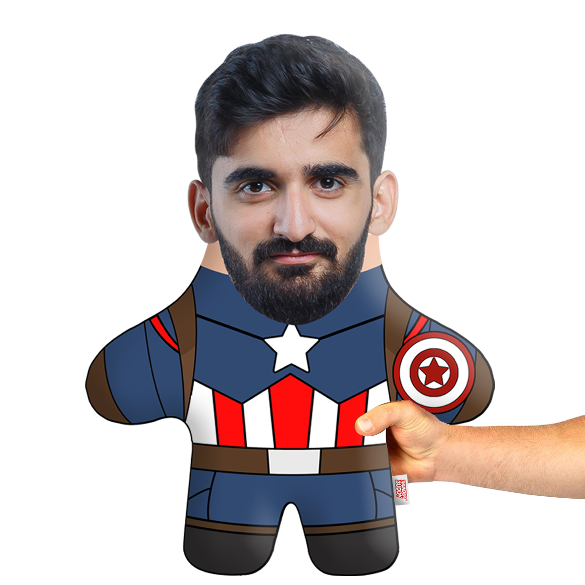 Captain Face Pillow Mini Me