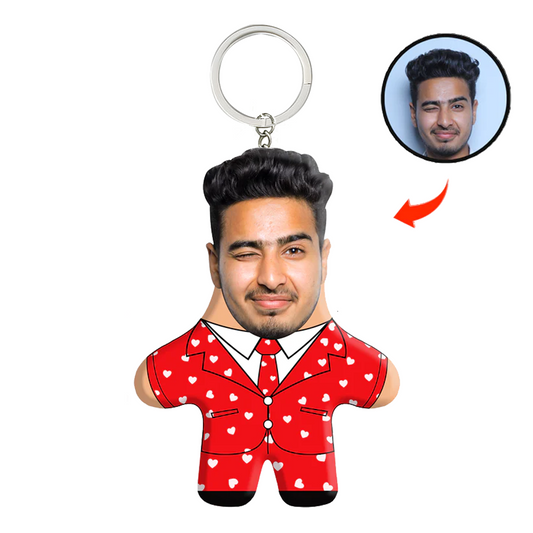 Lover Boy Face Mini Me Keychain