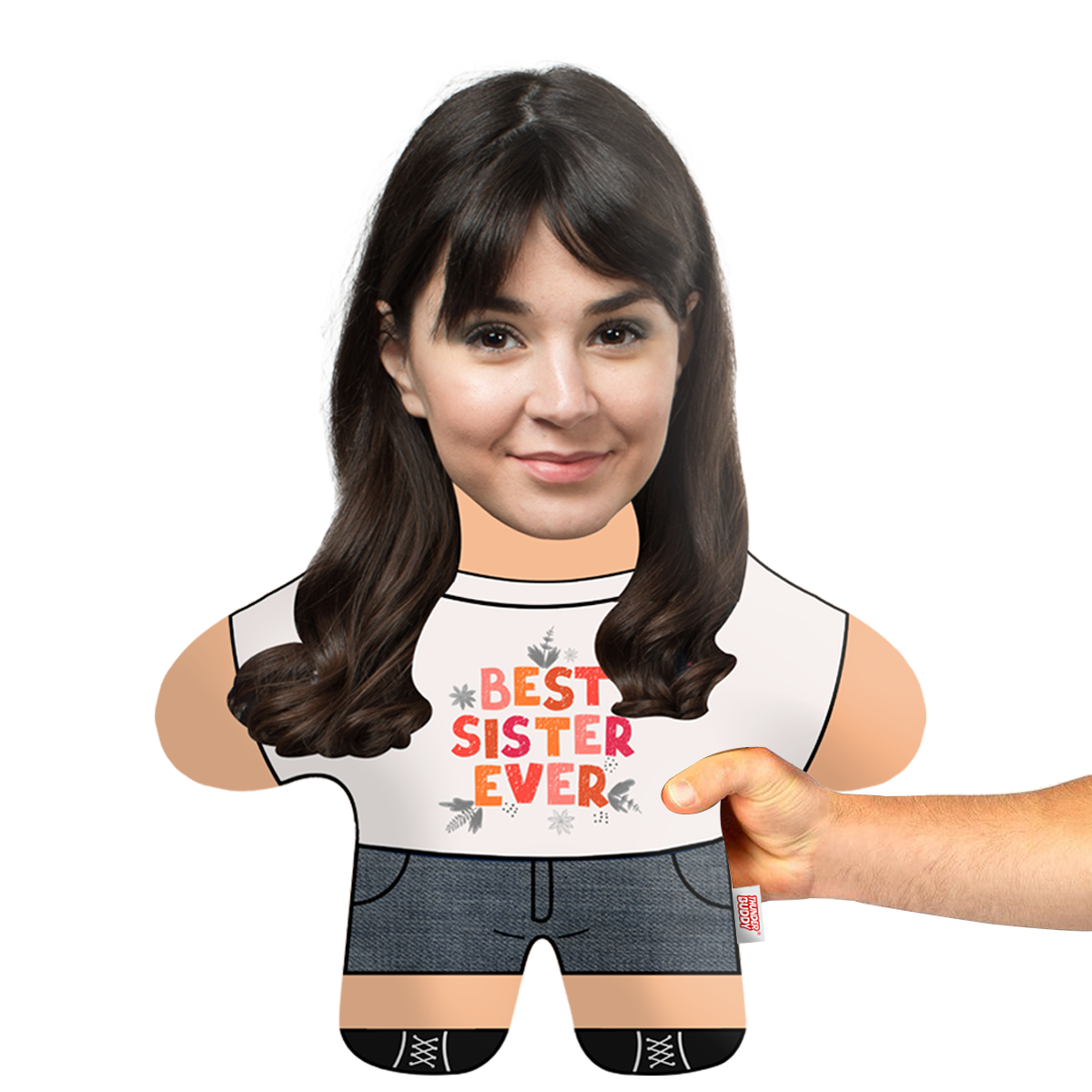 Best Sister Ever Face Pillow Mini Me