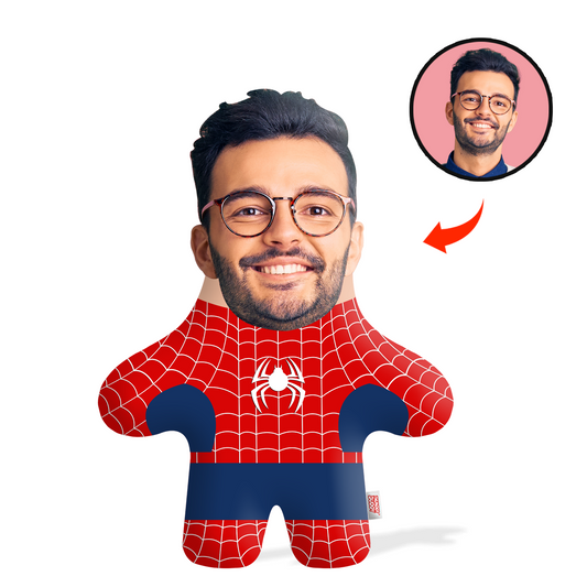 Spidey Face Pillow Mini Me