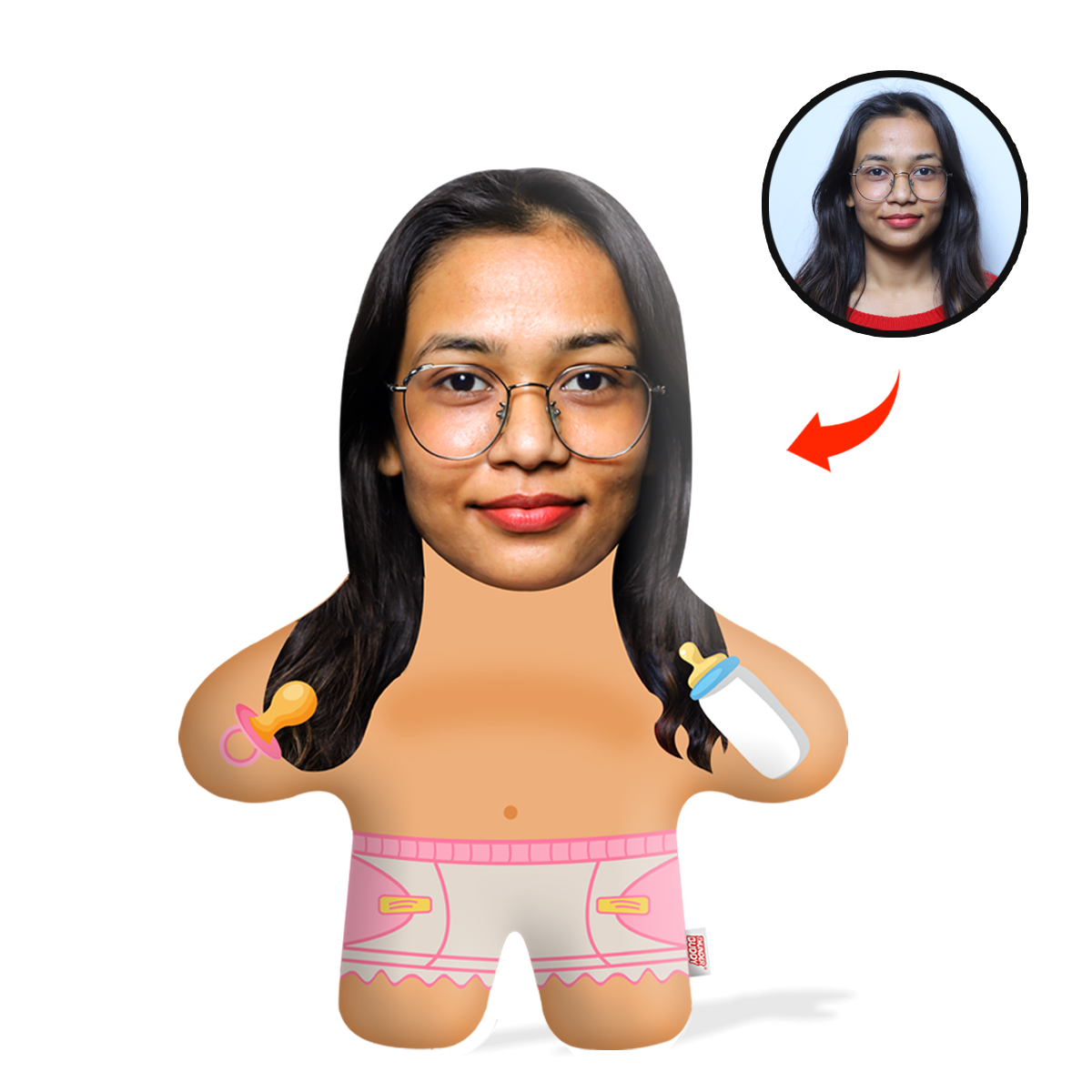 Baby Face Pillow Mini Me