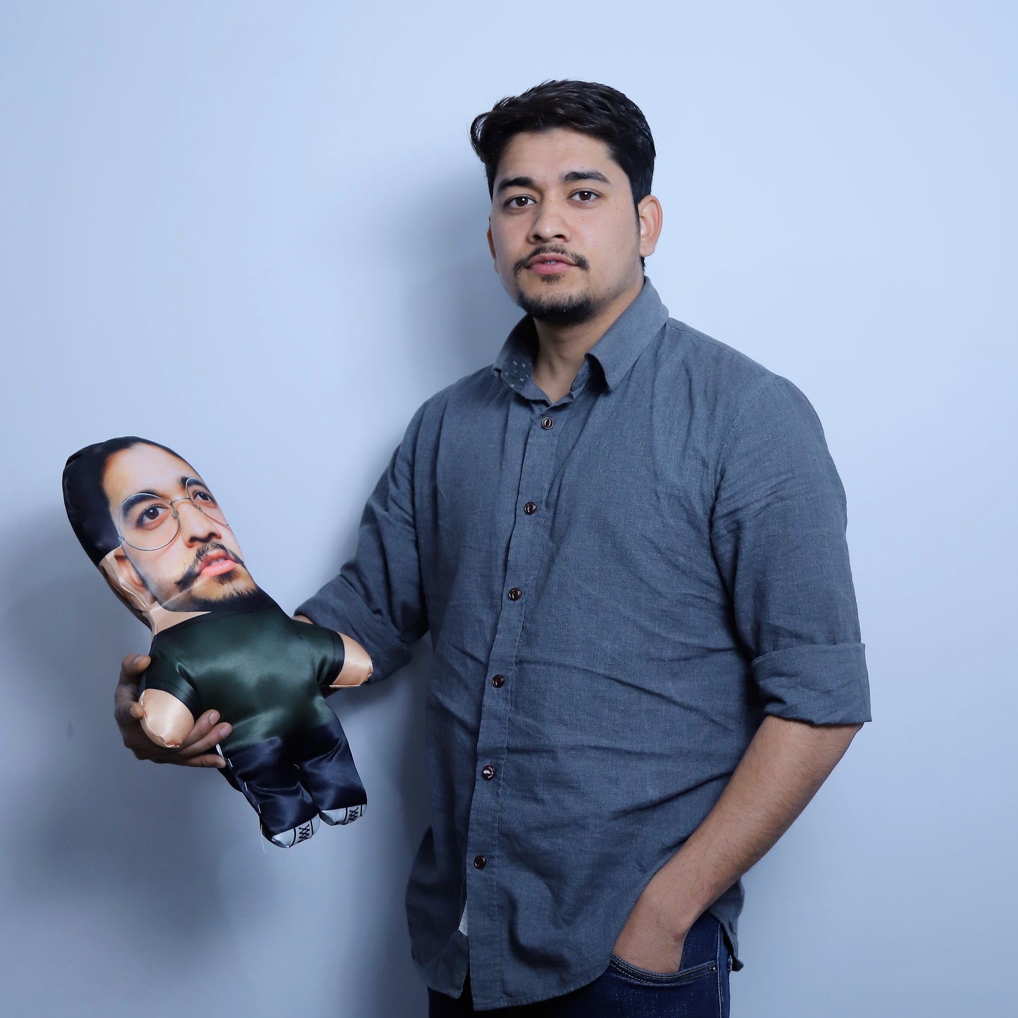 Boy Face Pillow Mini Me