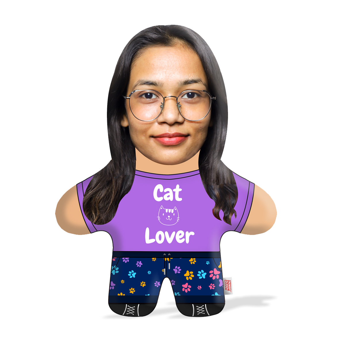 Cat Lover Face Pillow Mini Me