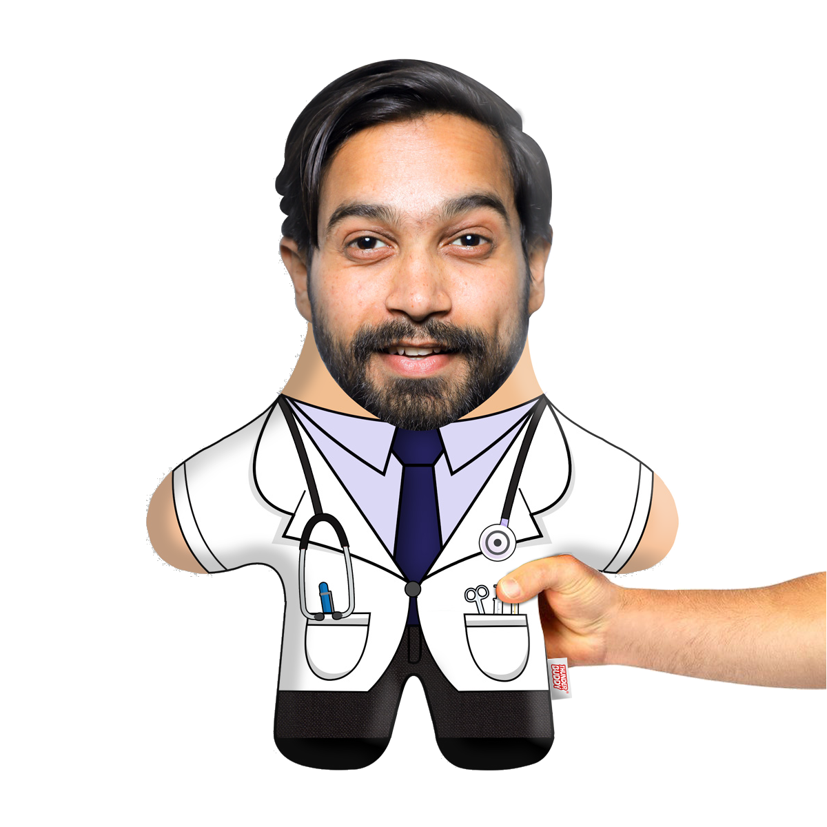 Doctor Face Pillow Mini Me