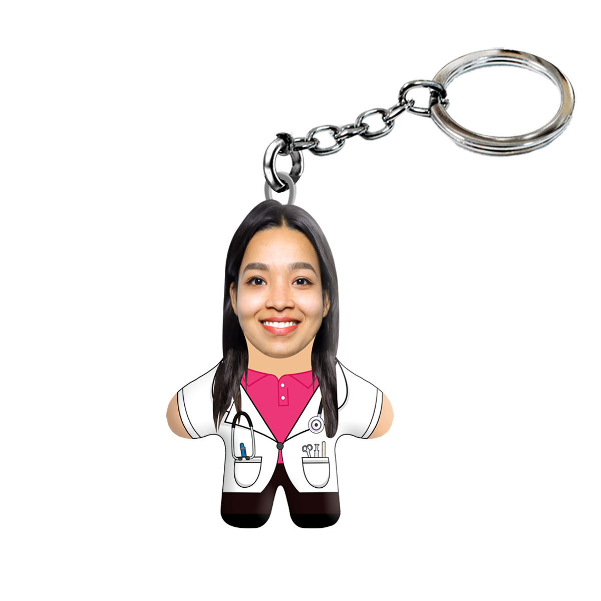 Doctor Saahiba Face Mini Me Keychain