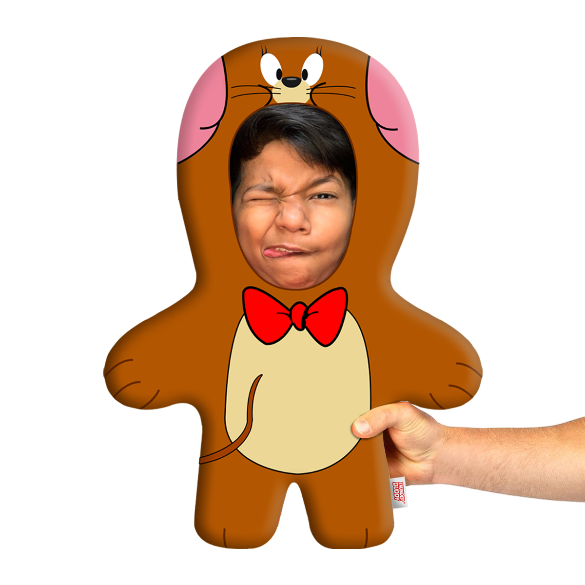 Naughty Jerry Face Pillow Mini Me