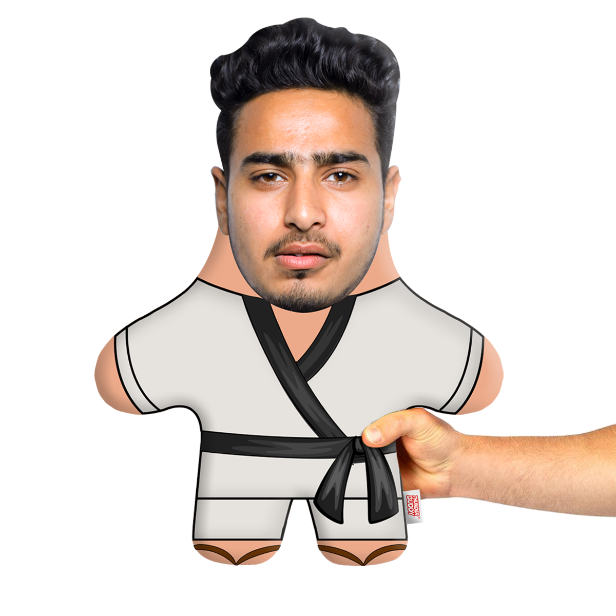 Karate Men Face Pillow Mini Me