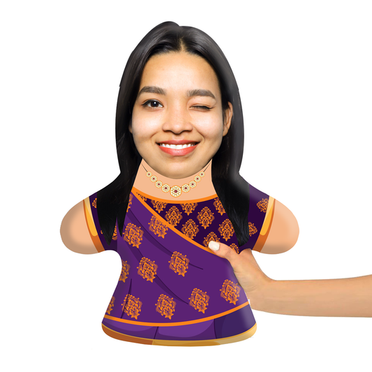 Madhuri's HPHK Face Pillow Mini Me