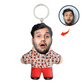 Raju Face Mini Me Keychain From Hera Pheri