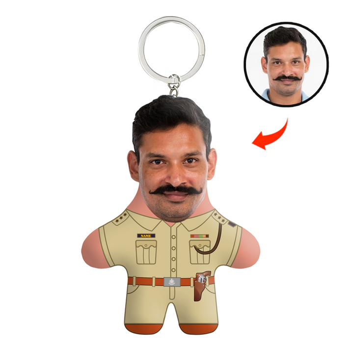 Personalized Police Mini Me Keychain Doll – THUNDER BUDDY®