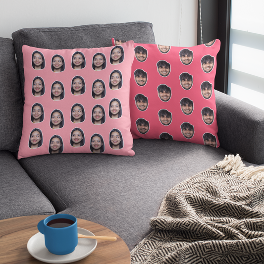 Face Pattern Cushion & Pillow