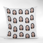 Face Pattern Cushion & Pillow