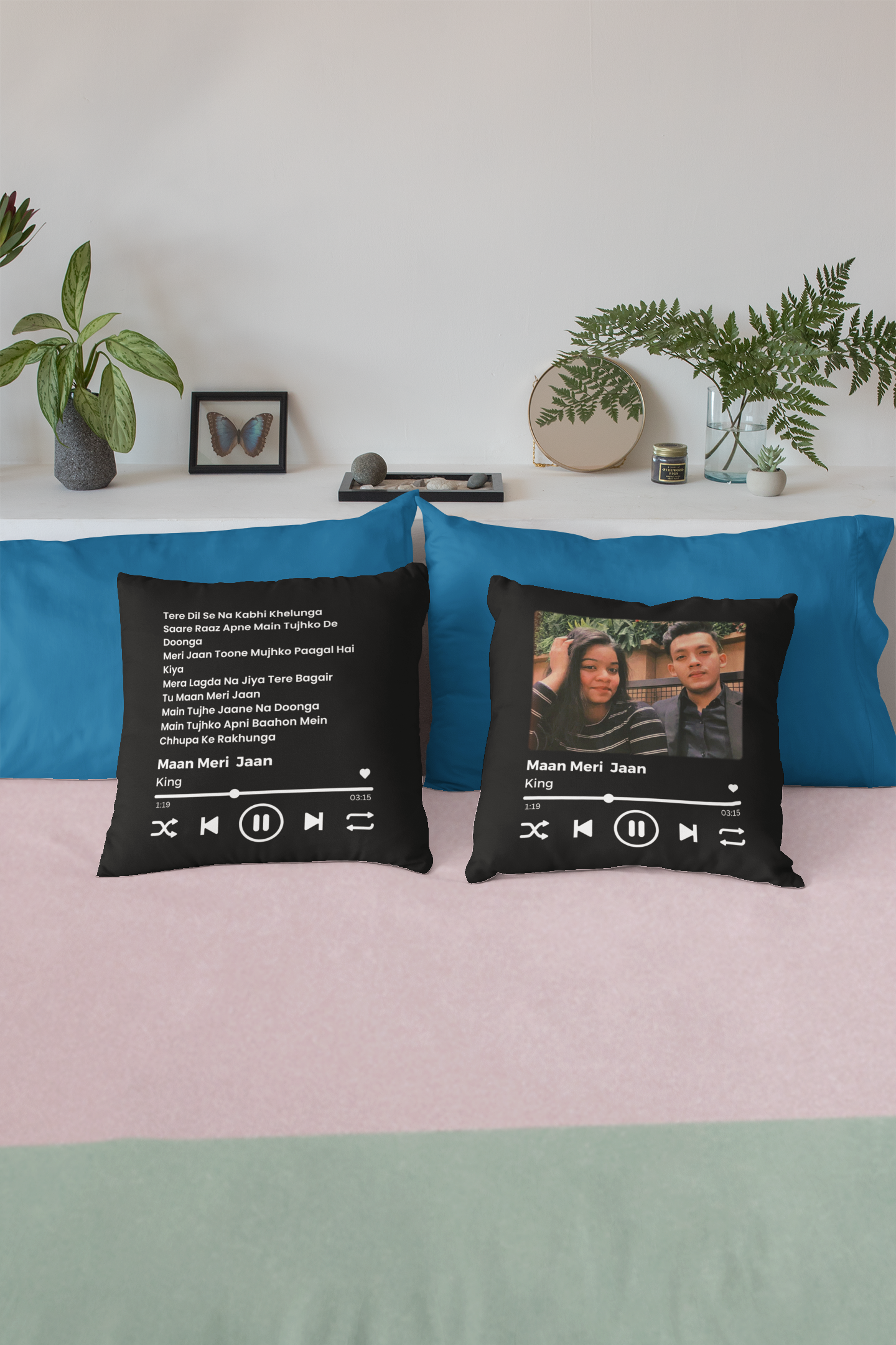 Personalized Photo and Song Lyrics Cushion | Best Gift Ever