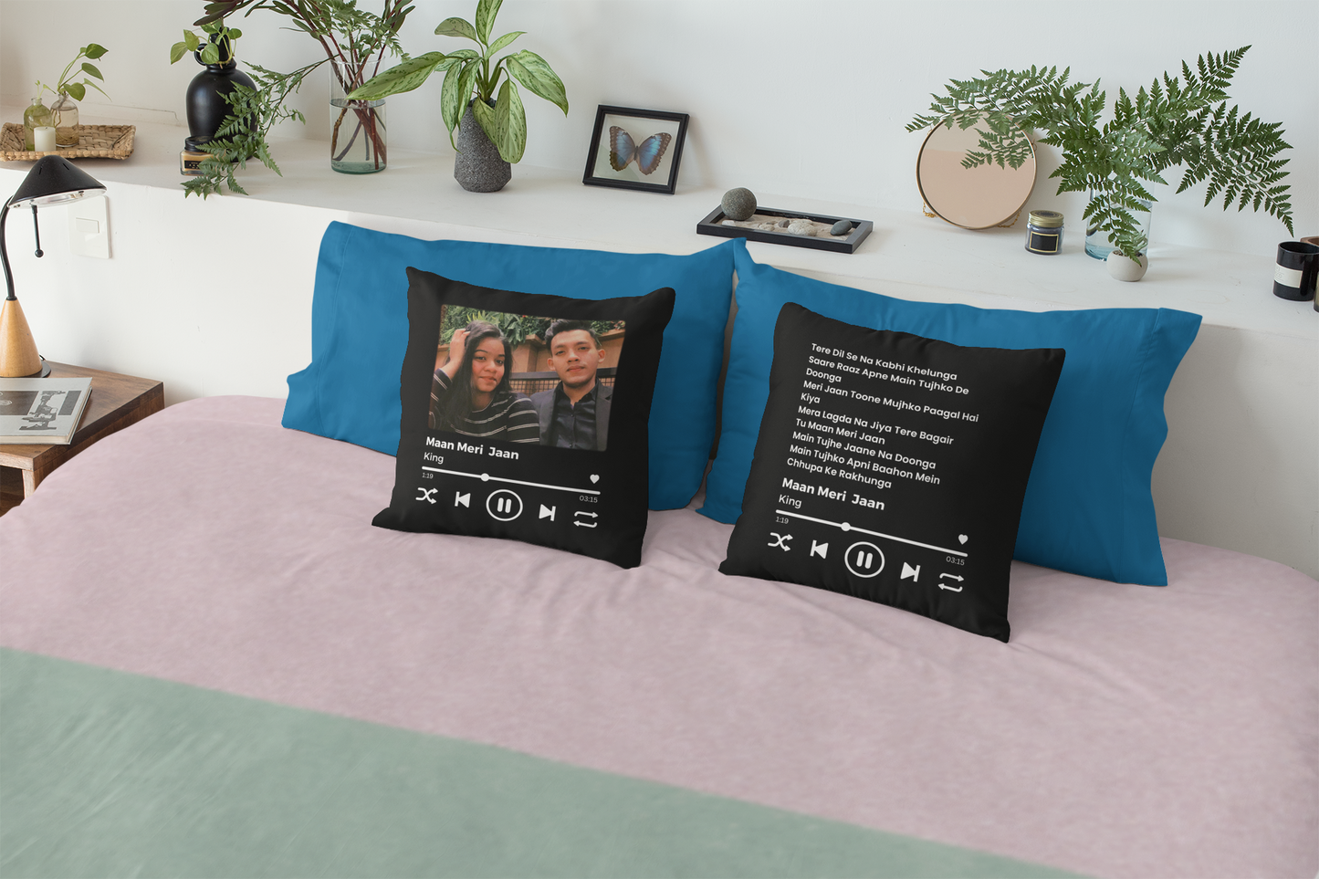 Personalized Photo and Song Lyrics Cushion | Best Gift Ever