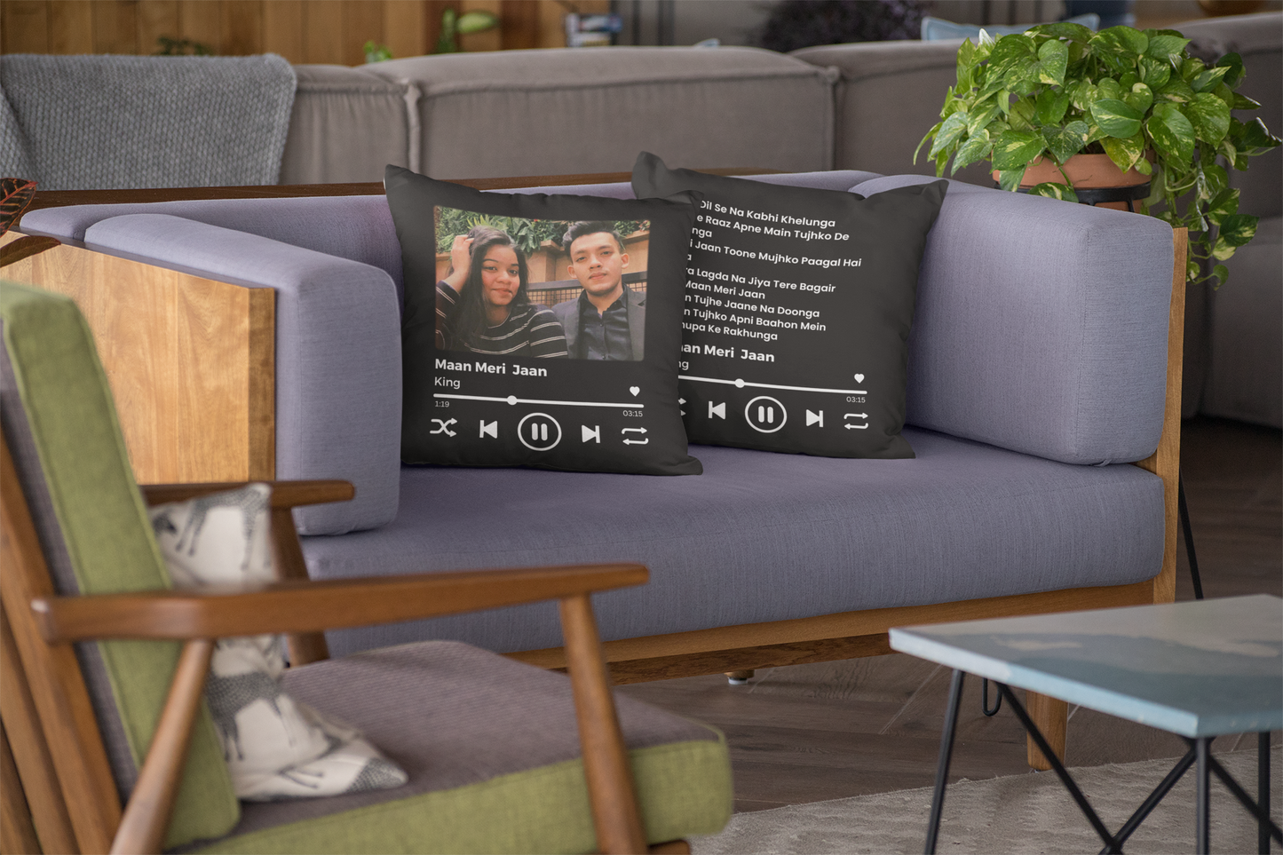 Personalized Photo and Song Lyrics Cushion | Best Gift Ever