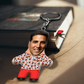 Raju Face Mini Me Keychain From Hera Pheri