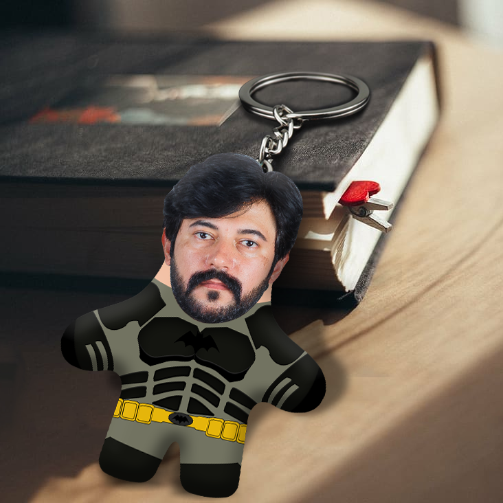 Bat Boy Face Mini Me Keychain