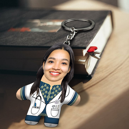 Doctor Saahiba Face Mini Me Keychain