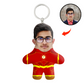 Light Boy Face Mini Me Keychain