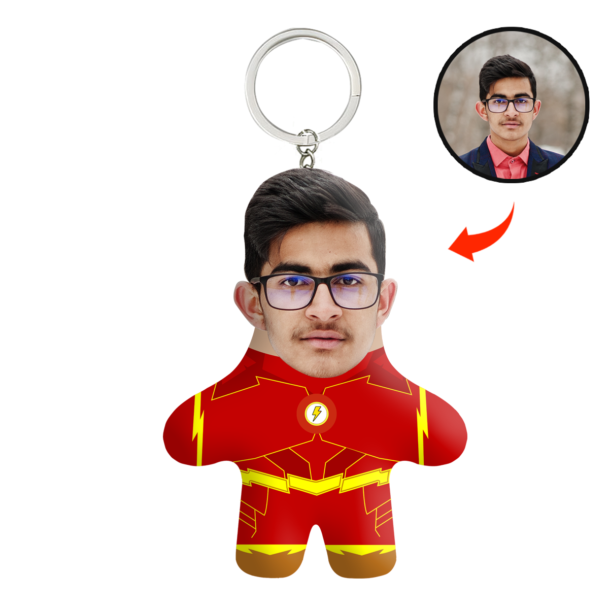 Boyish Keychains Personalized Light Boy Key Chain Gift – THUNDER BUDDY®