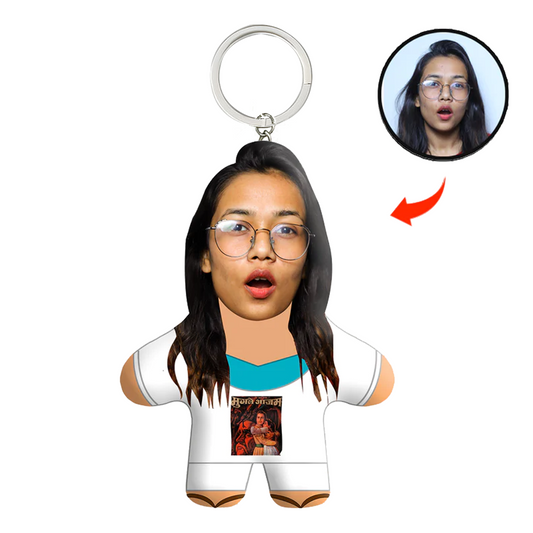 Geet Face Mini Me Keychain From Jab We Met