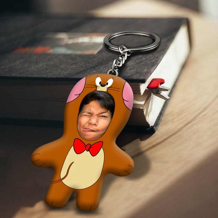 Naughty Jerry Face Mini Me Keychain