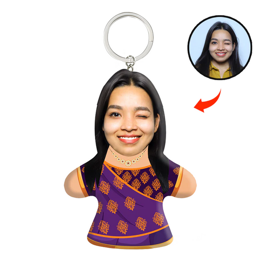 Madhuri's HPHK Face Mini Me Keychain