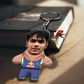 Neeraj Chopra Face Mini Me Keychain