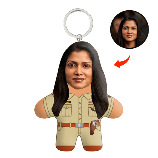 Lady Thanedar Face Mini Me Keychain