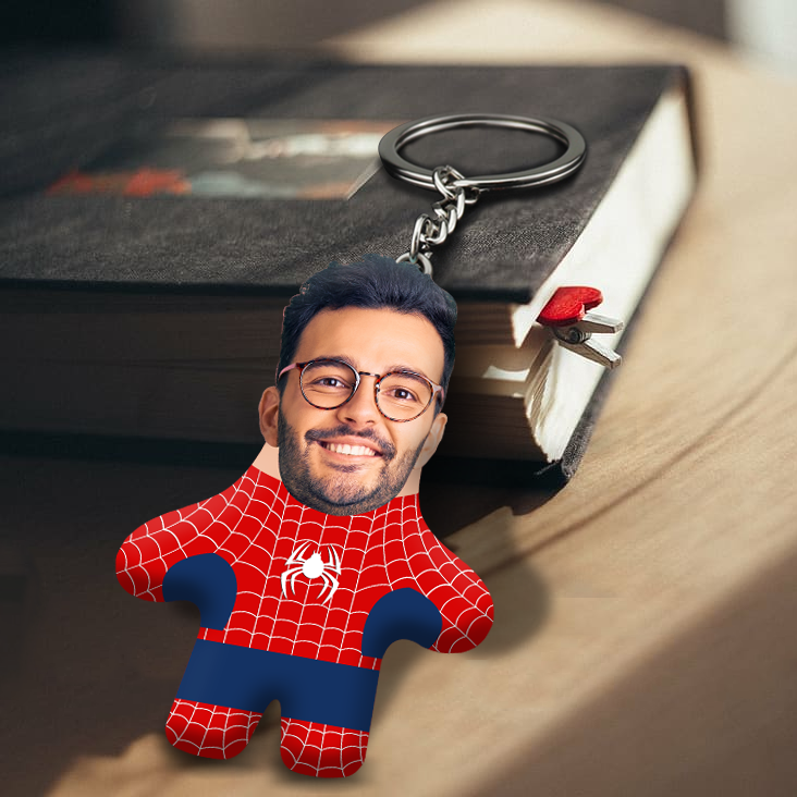 Spidey Face Mini Me Keychain