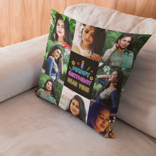 Personalise Photo Cushion For Birthday & Anniversary Gift