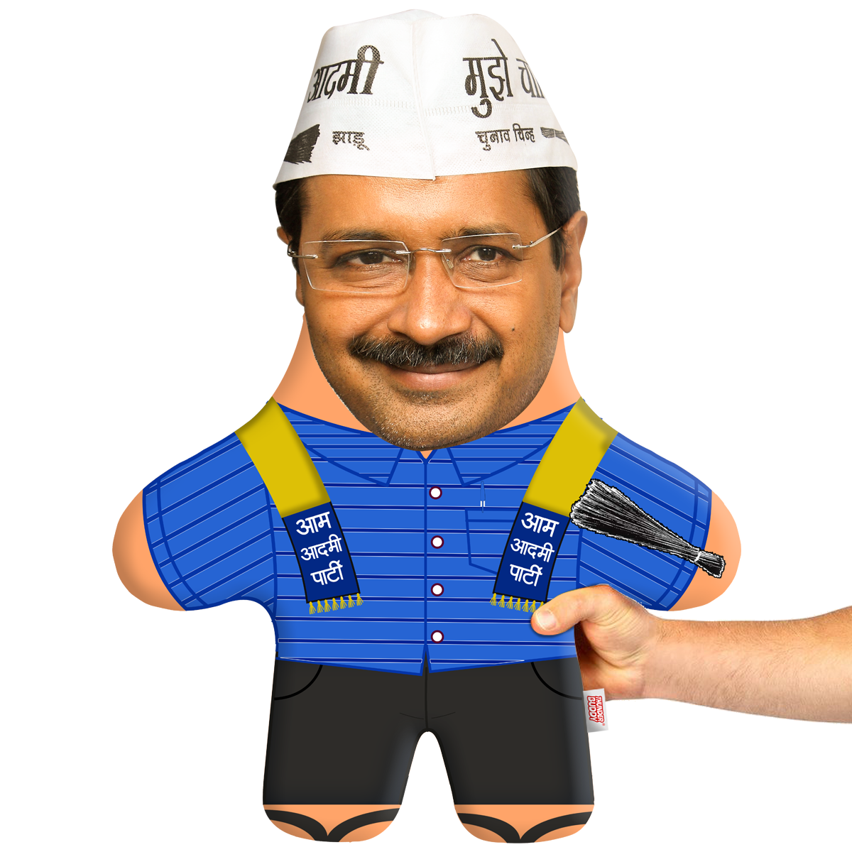 Kejriwal Face Pillow Mini Me