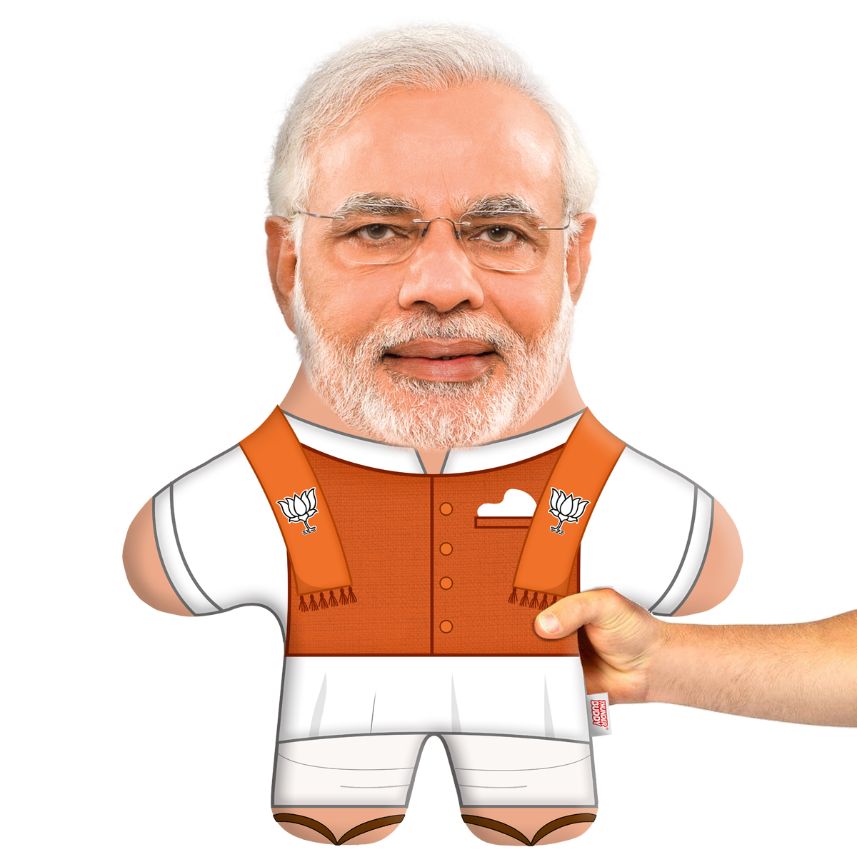 Modi Ji Face Pillow Mini Me