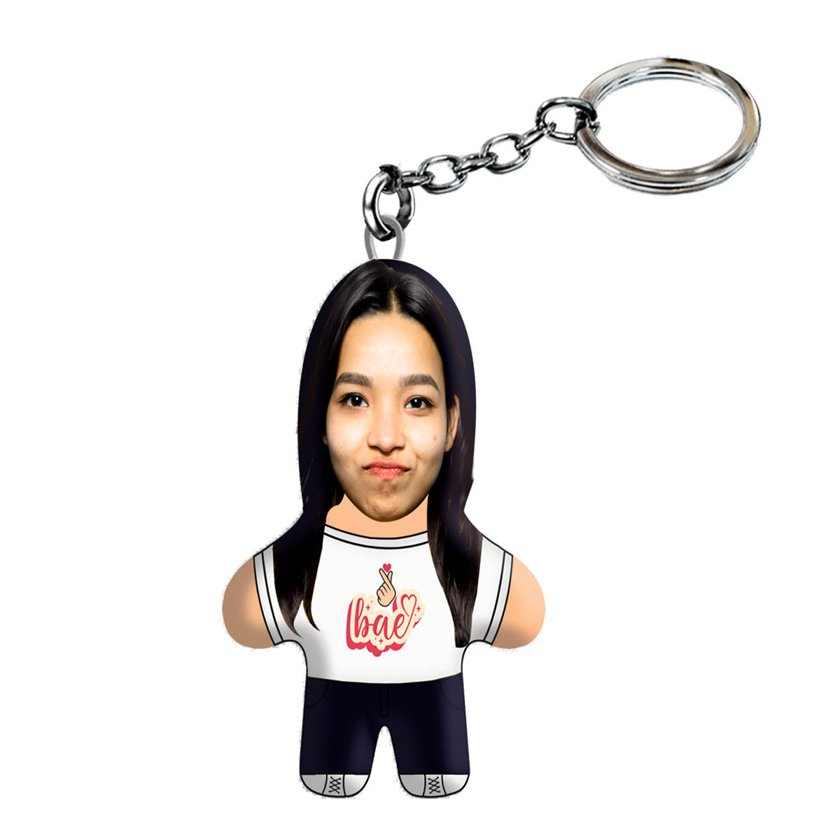 Bae Face Mini Me Keychain