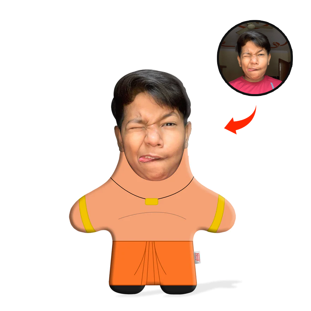 Chhota Bheem Face Pillow Mini Me