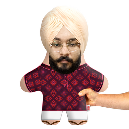 Kurta Pyjama Face Pillow Mini Me