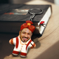 Handsome Groom Face Mini Me Keychain