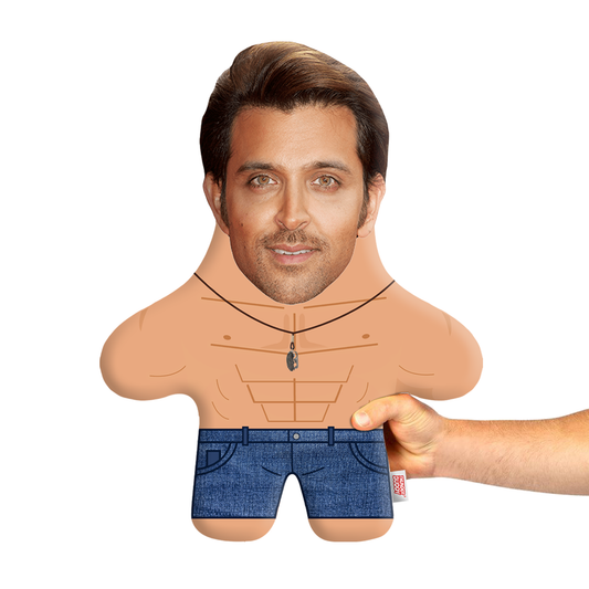 Hrithik Roshan Face Pillow Mini Me