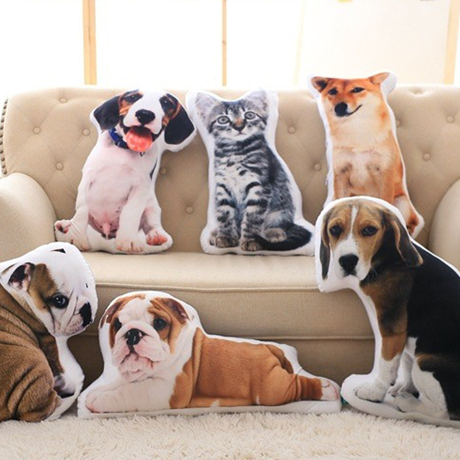 Pet Photo Shaped Cushions