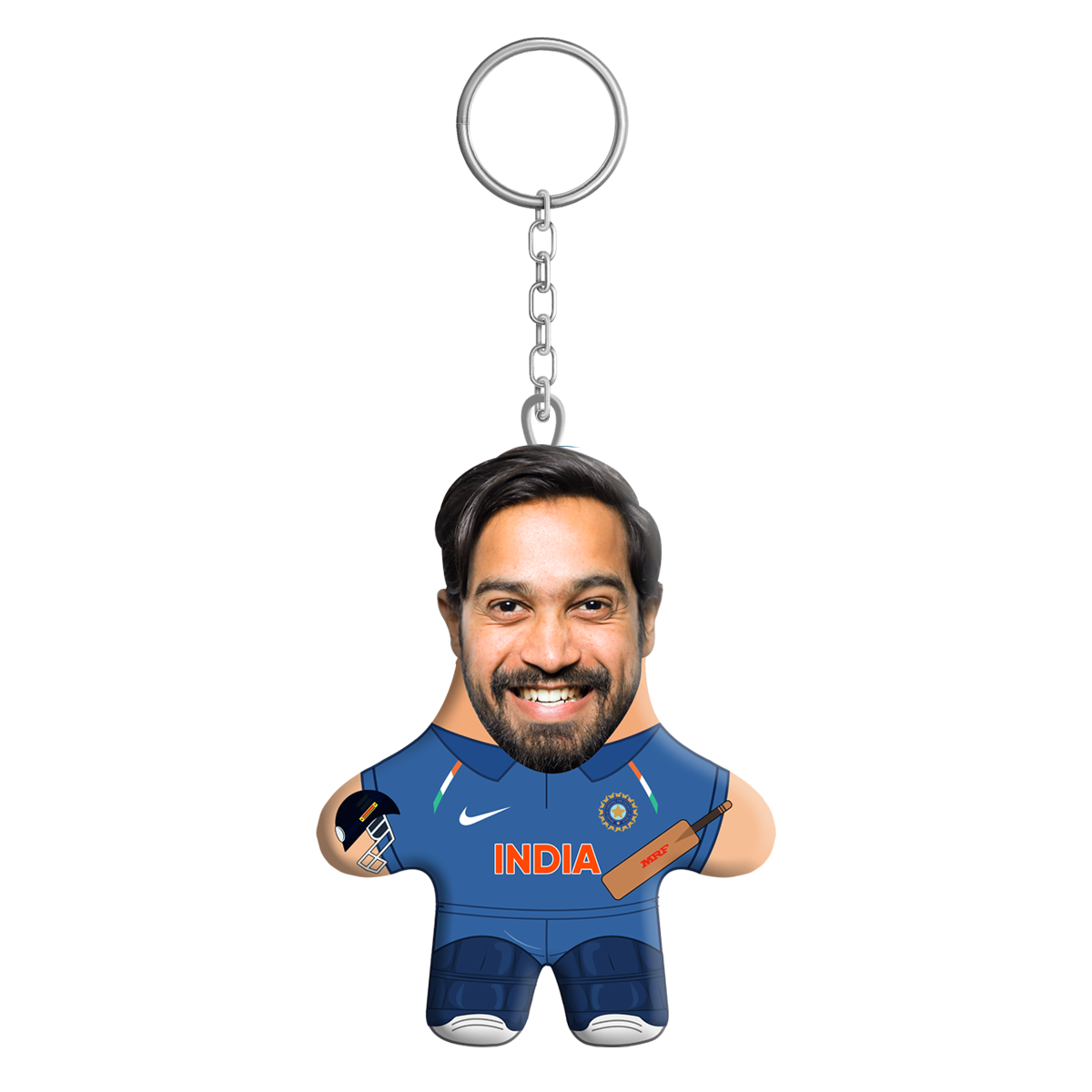 Virat Kohli Mini Me Keychain | Personalized Keychain Doll – THUNDER BUDDY®